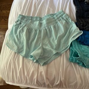 ice blue hotty hot shorts
